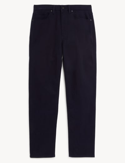 Men's 5 pocket black trousers hotsell