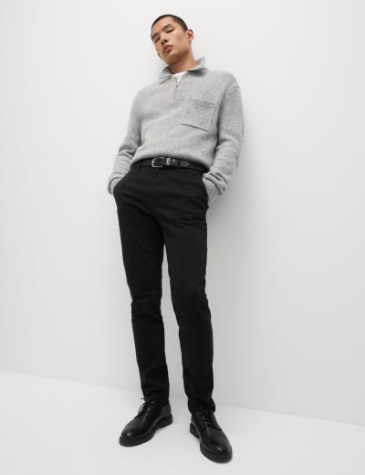 Regular Fit Stretch Chinos M S Collection M S