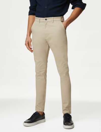 Men's skinny fit chinos 2025