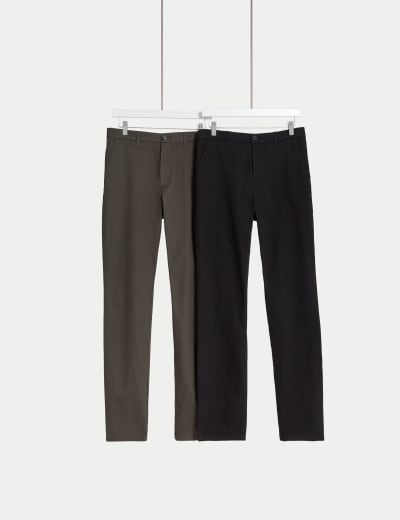 Regular Fit Trouser with Active Waist, M&S Collection