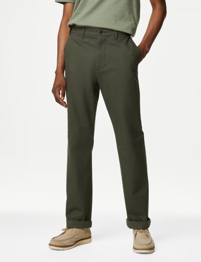 Pure Cotton Chinos with Stormwear M S Collection M S