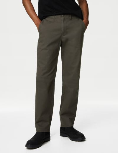 Regular Fit Stretch Chinos M S Collection M S