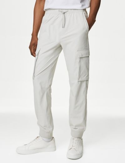 Tapered Fit Cuffed Chinos, ONLY & SONS
