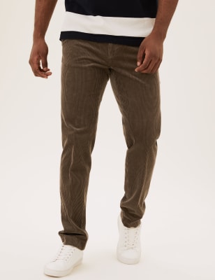 stretch slim fit corduroy trouser