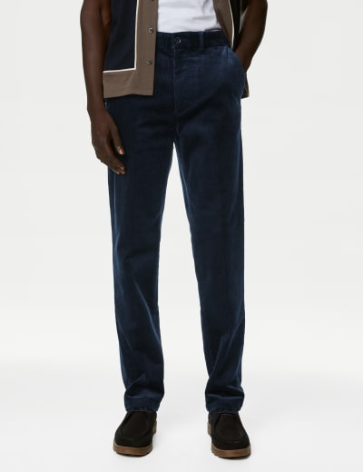 Regular Fit Luxury Corduroy Trouser M S Collection M S
