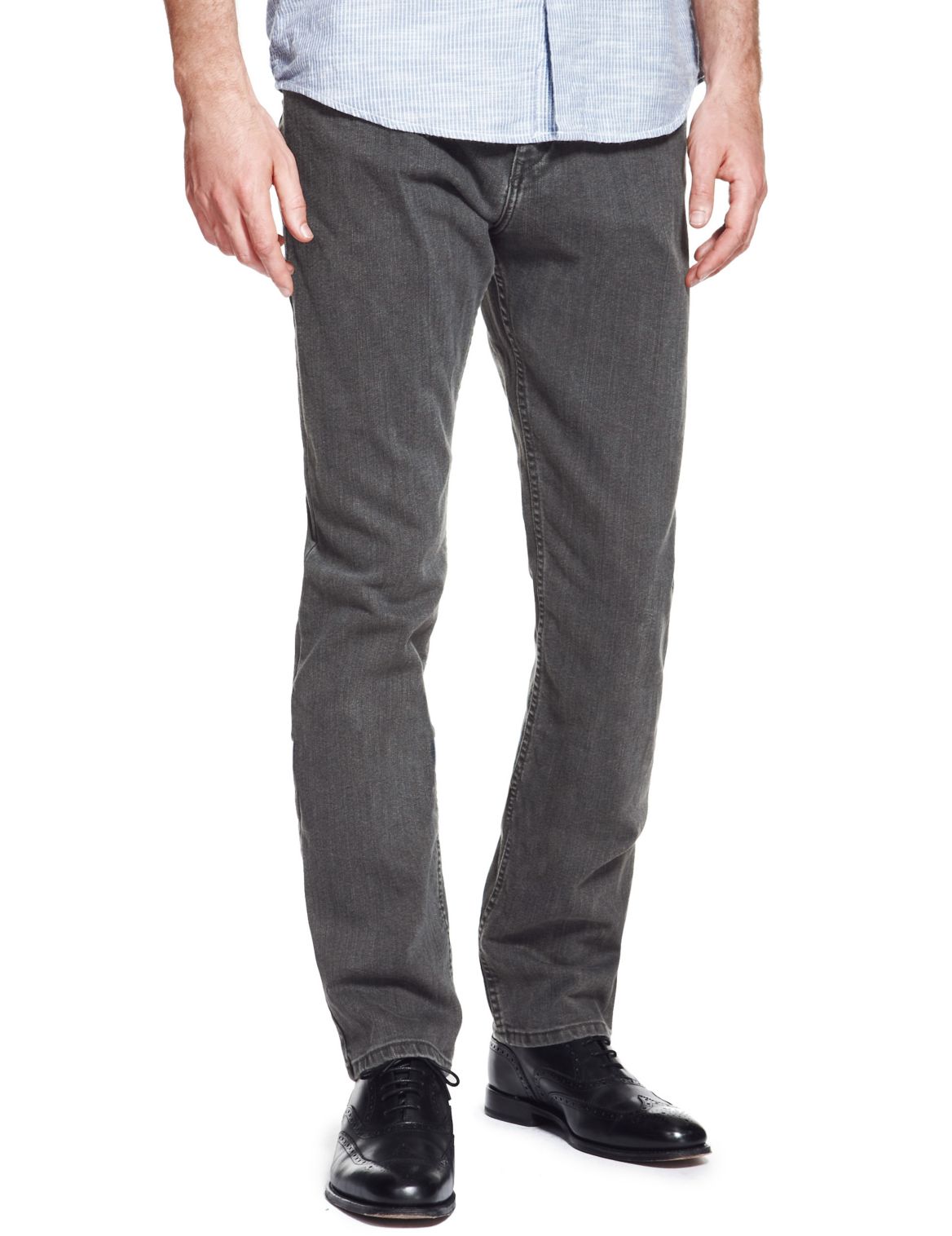 Regular Fit Jeans With Stormwearâ ¢ Grey | Voonoodle