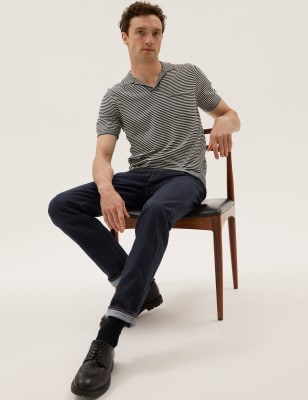 m&s tapered jeans