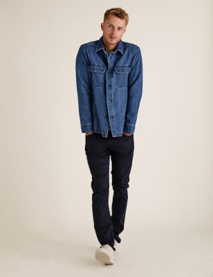 m&s mens black jeans