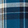 Pure Cotton Flannel Check Shirt - tealgreen