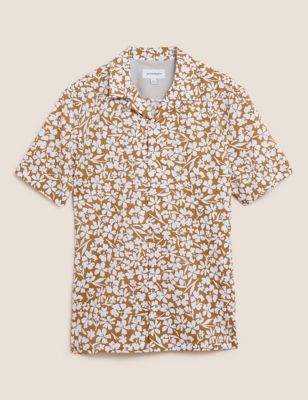 Cotton Tencel Floral Shirt