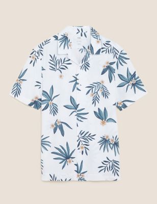 Linen Floral Shirt