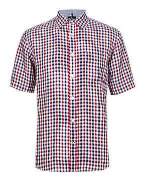 Men's Casual Shirts | Short Sleeve Shirts | M&S