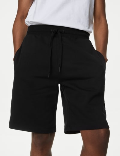 Drawstring Jersey Shorts M S Collection M S