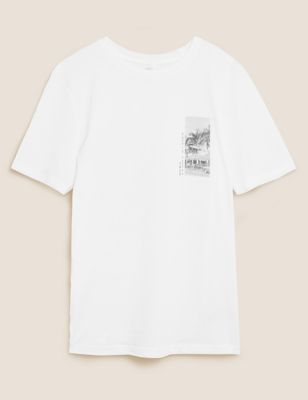 Pure Cotton Miami Graphic T-Shirt