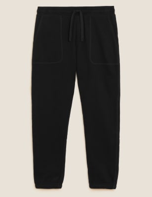 black jogger pants mens