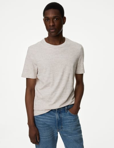 M&s mens hotsell white t shirts