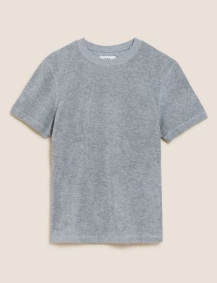 Cotton Rich Towelling T-Shirt