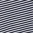 Pure Cotton Striped Polo Shirt - darknavy