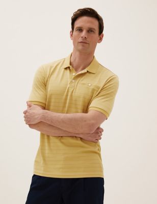 Modal Soft Touch Striped Polo Shirt