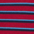 Pure Cotton Striped Polo Shirt - darkcoral