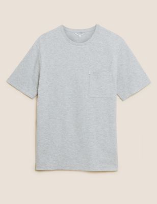 Slim Fit Premium Cotton Textured T-Shirt