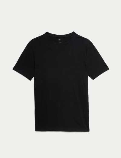 Pure Cotton V-Neck T-Shirt | M&S Collection | M&S