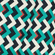 Quick Dry Geometric Print Swim Shorts - greenmix
