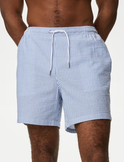 Women's Seersucker Cotton Sleep Shorts – Fresh White – British Boxers