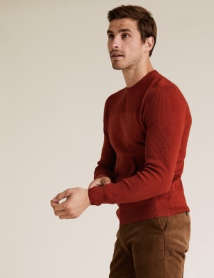 m&s v neck jumper mens