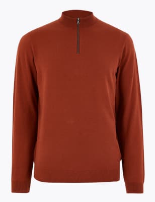 Джемпер хлопковый на молнии