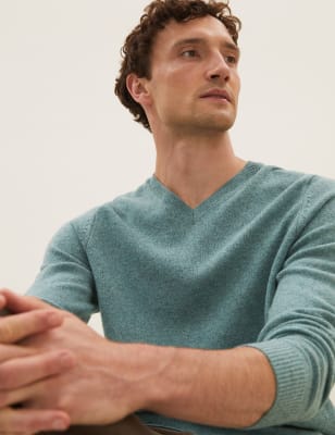 m&s mens crew neck jumpers