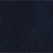 Cotton Blend Ribbed V-Neck Relaxed Cardigan - navy