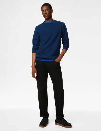 Marks and spencer top mens jumpers crew neck