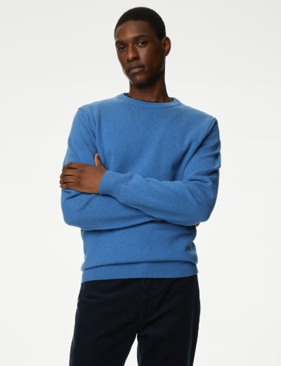 M&s extra fine lambswool jumper discount
