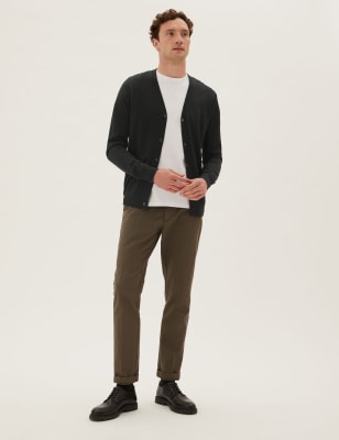 mens cardigans m&s