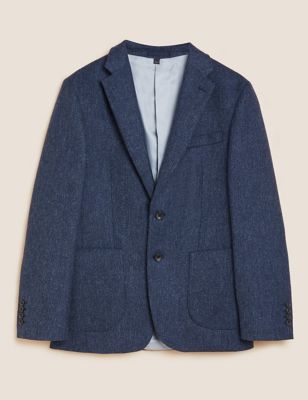 Pure British Wool Herringbone Jacket
