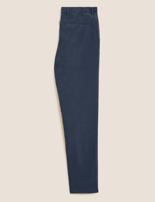 Tailored Fit Pure Cotton Moleskin Trousers