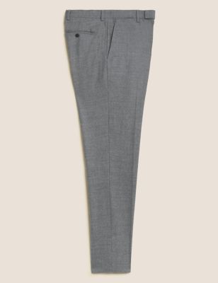 Pure Wool Flannel Trousers