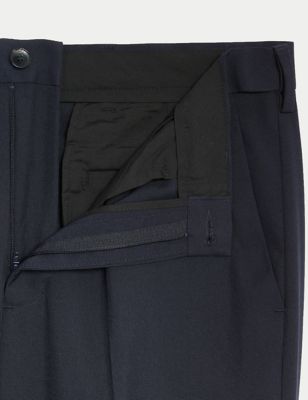 Marks & Spencer Men Clothing Pants Skinny Pants Slim Fit Pure Wool Trousers 