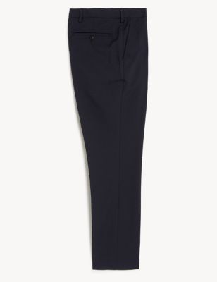 Single Pleat Trousers with Active Waist