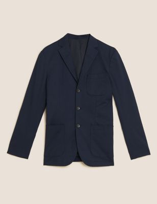 Tailored Fit Cotton Rich Jacket