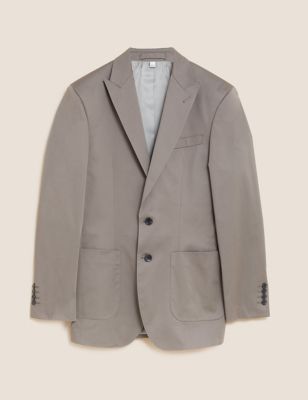 Cotton Rich Smart Sateen Jacket