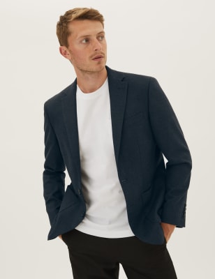 casual grey blazer for men