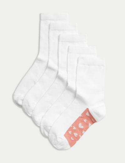 4pk Cotton Rich School Socks (6 Small – 7 Large)