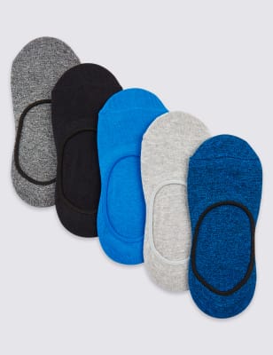 

5 Pairs of Cotton Rich Footsies (3-16 Years)