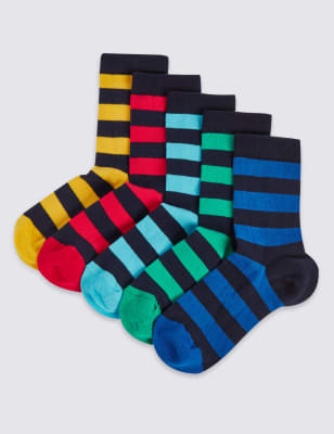 

Носки Freshfeet™ с ярким дизайном "Регби" для мальчика 1-14 лет (5 пар), Мульти