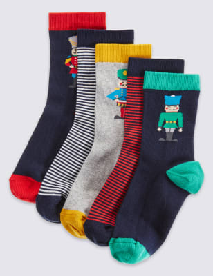

Хлопковые носки Freshfeet™ с ярким дизайном "Солдатик" для мальчика 1-14 лет (5 пар)