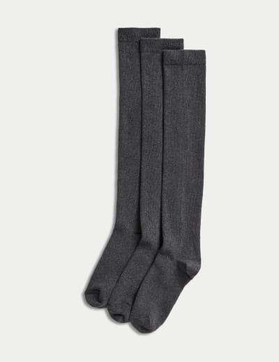 2pk Cotton Rich Thermal Tights (4-14 Yrs)