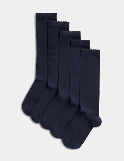 5pk of Knee High Socks, M&S Collection
