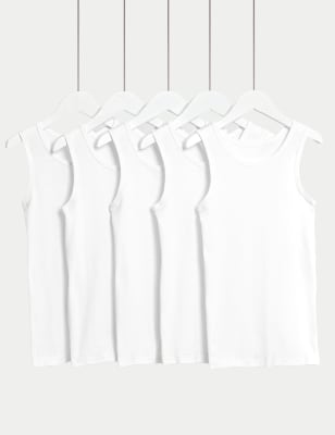 Long Sleeve Cotton Vests 2 Pack